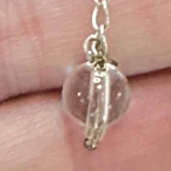 Pendulum, Silver Tone 7” Chain w/Orgone Stone, Diamond Shaped Pendulum - Picture 9 of 12